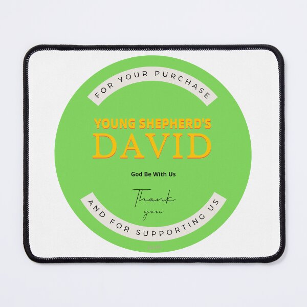 Item preview, Young Shepherd David - Biblical Art Sticker designed and sold by DavisCollection.
