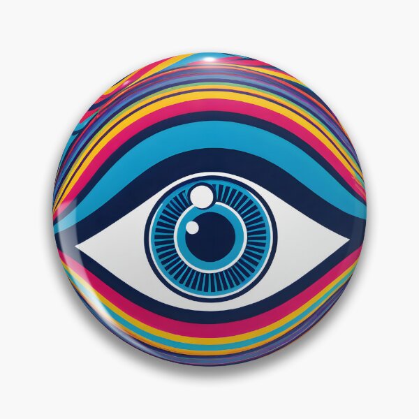 Item preview, The Psychedelic All-Seeing Eye designed and sold by Prism Palette Studio.