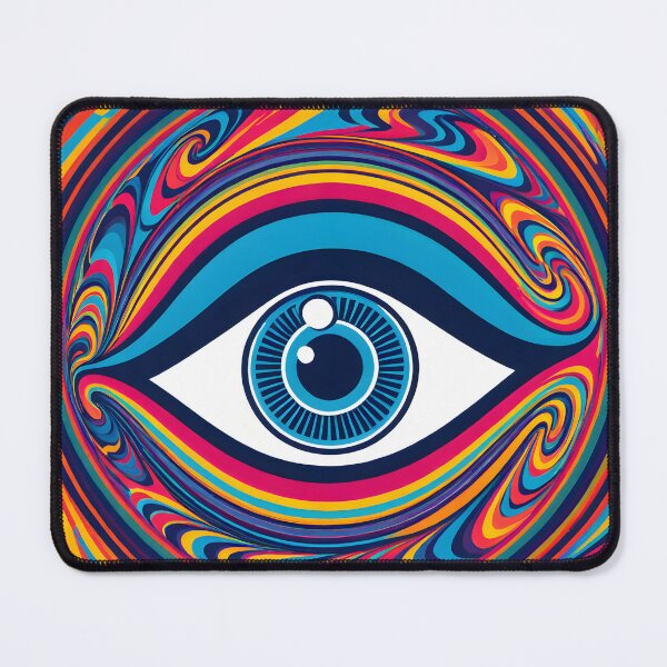 Item preview, The Psychedelic All-Seeing Eye designed and sold by Prism Palette Studio.