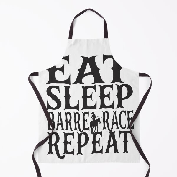 Item preview, Eat Sleep Barrel Race Repeat Western Cowgirl Sticker designed and sold by CutRootCo.