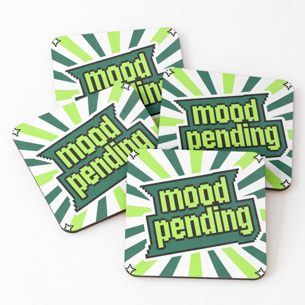 Item preview, Mood Pending Pixel Text - Retro Gaming Meme designed and sold by PictorialWhimsy.