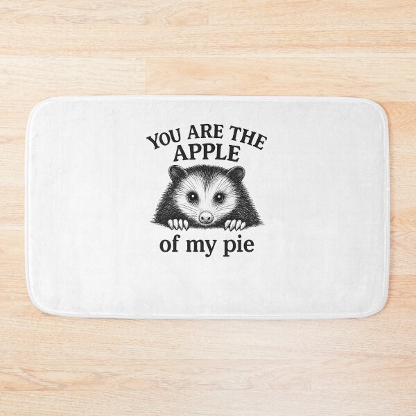 Item preview, YOU ARE THE APPLE of my pie Opossum Pun designed and sold by snowry.