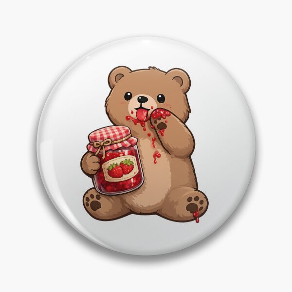 Item preview, HUNGRY BEAR - STICKER designed and sold by CROFTARTS.
