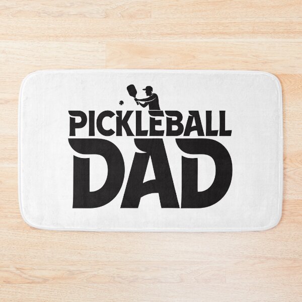 Item preview, Pickleball Dad Swinging Paddle Silhouette Sticker Gift designed and sold by CutRootCo.