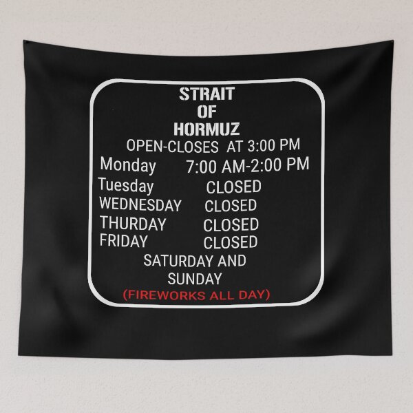 Item preview, Strait of Hormuz designed and sold by porfysoundtrack.