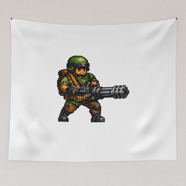 Aperçu de l'œuvre Pixel Soldier : Combat 8-Bit créée et vendue par NextNoob485.