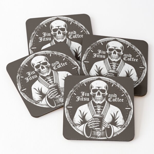 Item preview, Jiu Jitsu and Coffee - BJJ Grappling Caffeine Shirt designed and sold by RollingMonster.