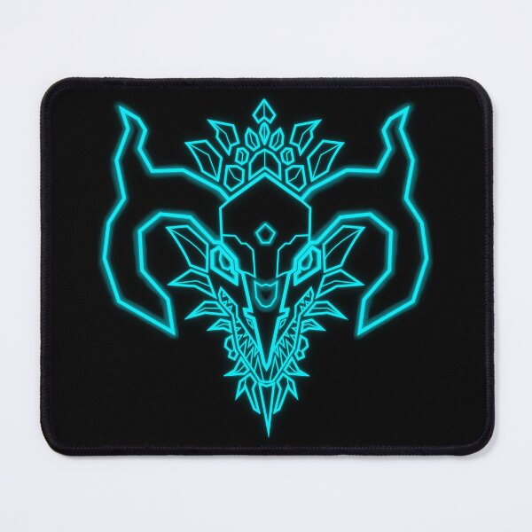 Item preview, Neon Cyan Dragon Head – Cyberpunk Geometric Dragon Glow Art designed and sold by Neon_Ronin.