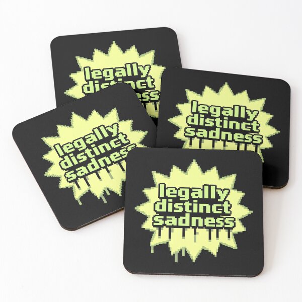 Item preview, Legally Distinct Sadness - Retro Pixel Meme designed and sold by PictorialWhimsy.