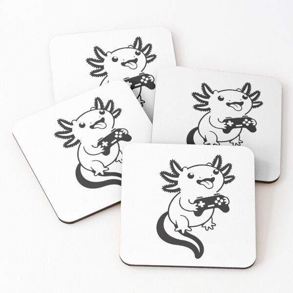 Item preview, Cute Kawaii Axolotl Gamer Video Game Controller Sticker designed and sold by CutRootCo.