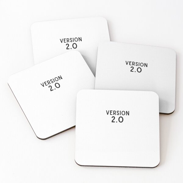 Item preview, Version 2.0 – Minimal Self-Improvement Typography Design designed and sold by Lynn Creates.