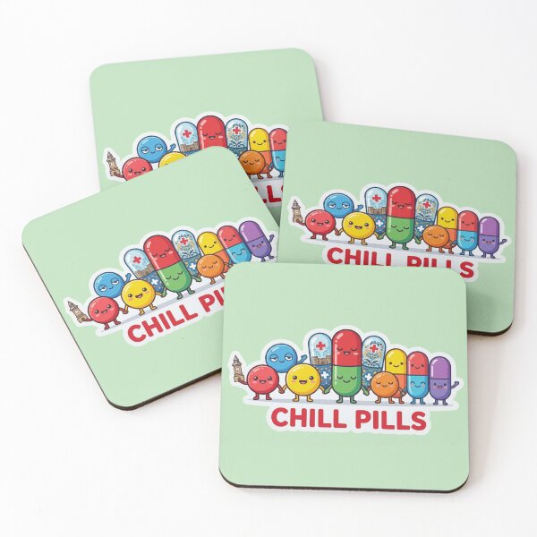 Item preview, Chill Pills Funny Nurse Medical Mental Health designed and sold by AkDesign022.