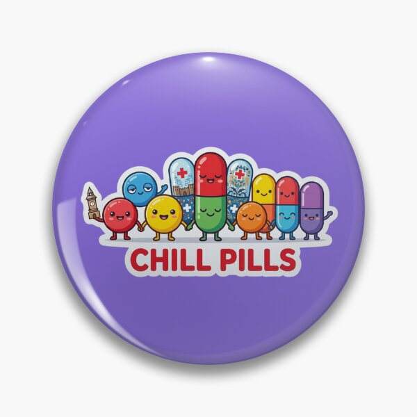 Item preview, Chill Pills Funny Nurse Medical Mental Health designed and sold by AkDesign022.