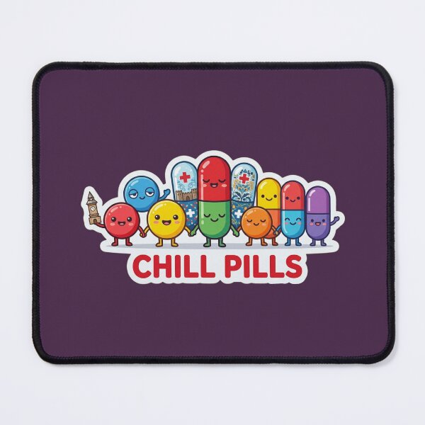 Item preview, Chill Pills Funny Nurse Medical Mental Health designed and sold by AkDesign022.