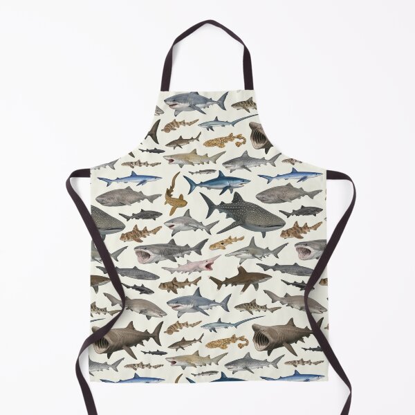 Item preview, Sharks of the World Retro Style Wildlife Identification Chart designed and sold by kakarikihill.