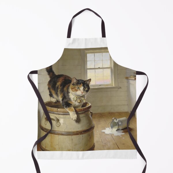 Item preview, Mischievous Cat Folk Art - Vintage Farmhouse designed and sold by PictorialWhimsy.