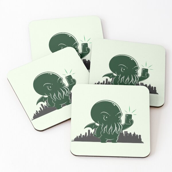 Item preview, Cthulhu taking a selfie in the big city designed and sold by Cute&B.