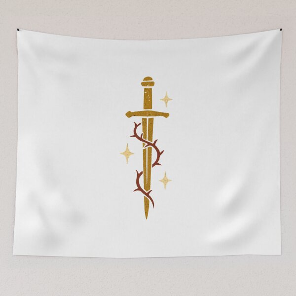 Item preview, Thorned Sword Fantasy Aesthetic designed and sold by Dungeon Wall Design.