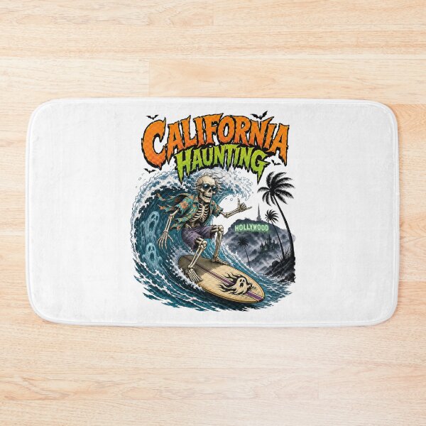 Item preview, California Haunting Skeleton Surfer Horror Comedy designed and sold by Sonic Nova Studios.