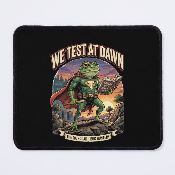 Item preview, We Test At Dawn QA Engineer Software Tester Bug Hunter Professional designed and sold by SofenArt.