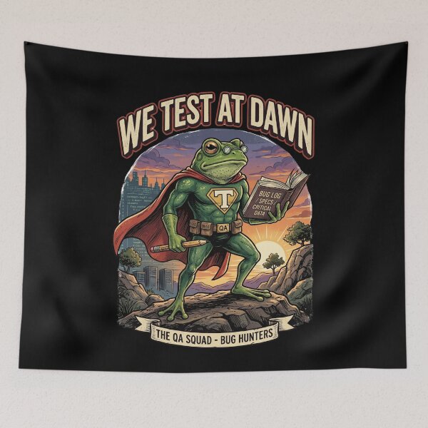 Item preview, We Test At Dawn QA Engineer Software Tester Bug Hunter Professional designed and sold by SofenArt.