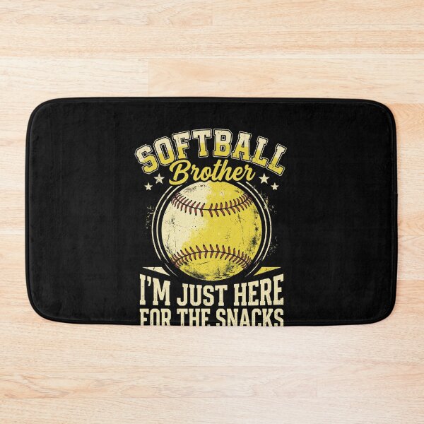Item preview, Softball Brother I'm Just Here For The Snacks Family Sports Fan designed and sold by SofenArt.