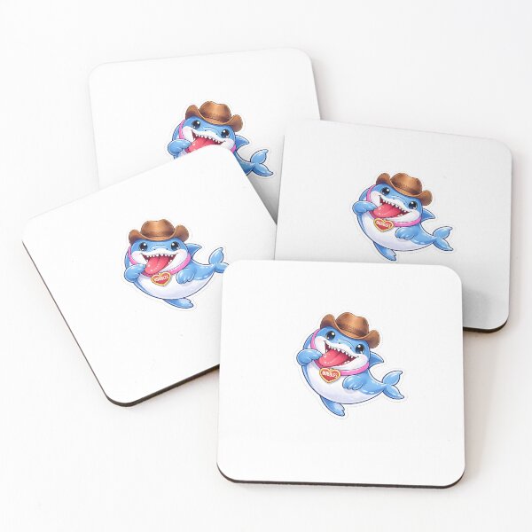 Aperçu de l'œuvre BUBBLES DAUPHIN COWBOY - AUTOCOLLANT créée et vendue par CROFTARTS.