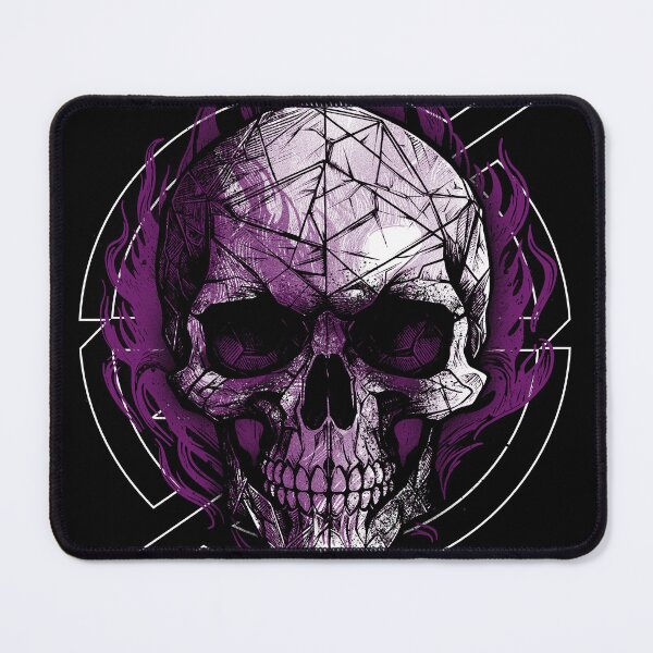 Item preview, BJJ Fire Skull Purple Belt Brazilian Jiu Jitsu Shirt designed and sold by RollingMonster.