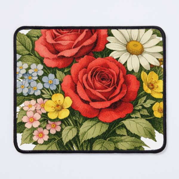 Item preview, Vintage Floral Bouquet – Classic Botanical Elegance designed and sold by Joyfulfabric.
