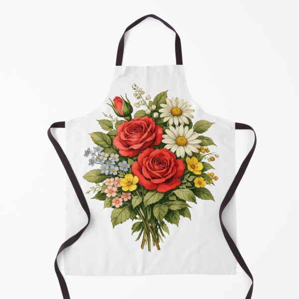 Item preview, Vintage Floral Bouquet – Classic Botanical Elegance designed and sold by Joyfulfabric.