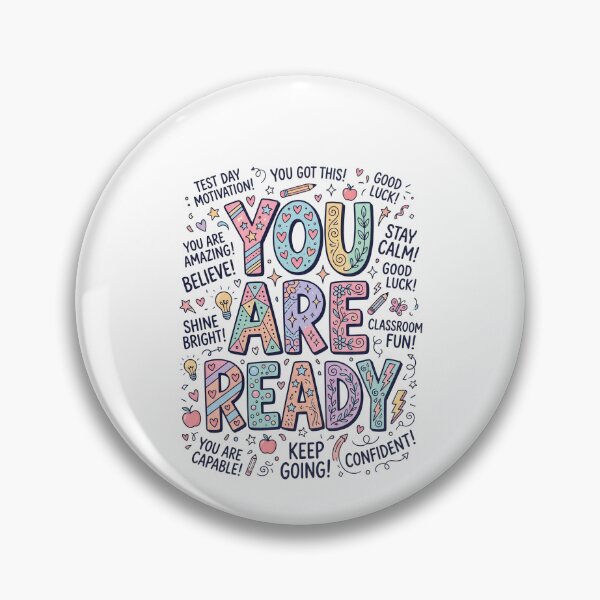 Item preview, You Are Ready Student Motivation Test Day Encouragement Good Luck designed and sold by SofenArt.