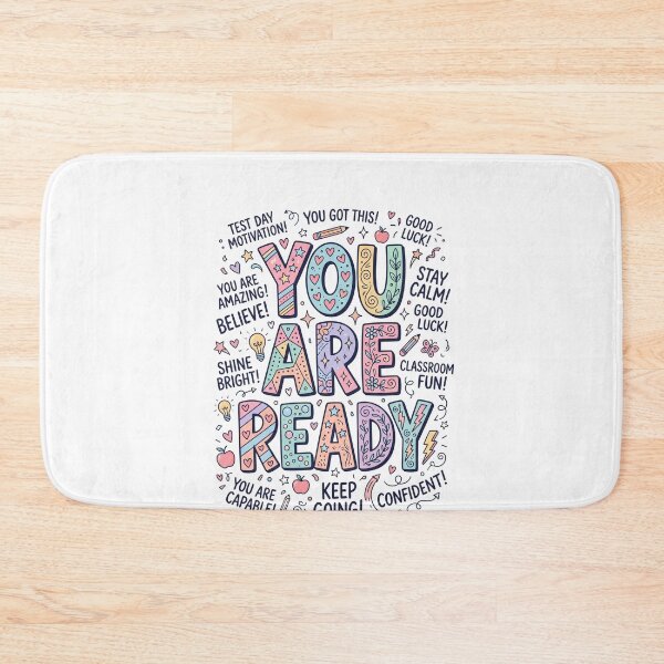 Item preview, You Are Ready Student Motivation Test Day Encouragement Good Luck designed and sold by SofenArt.