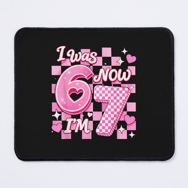 Item preview, From Six to Seven Birthday Girl Celebration Pink designed and sold by trucnhieuchan.