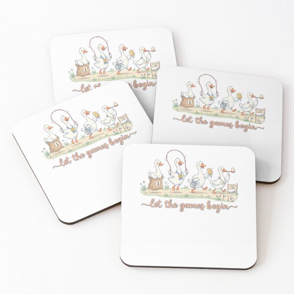 Item preview, Let The Games Begin Geese Sports Animal Competition designed and sold by SofenArt.