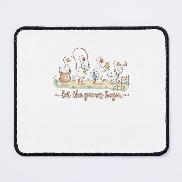 Item preview, Let The Games Begin Geese Sports Animal Competition designed and sold by SofenArt.