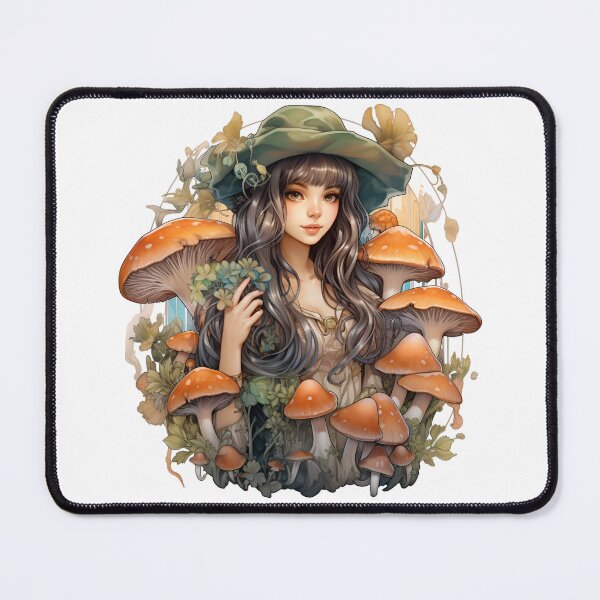 Item preview, Cute Spring Mushroom Sprite designed and sold by Poison-Potion.