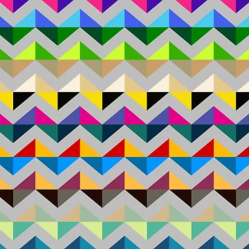 Artwork thumbnail, Colorful Ridge Pattern by EduIllustrates
