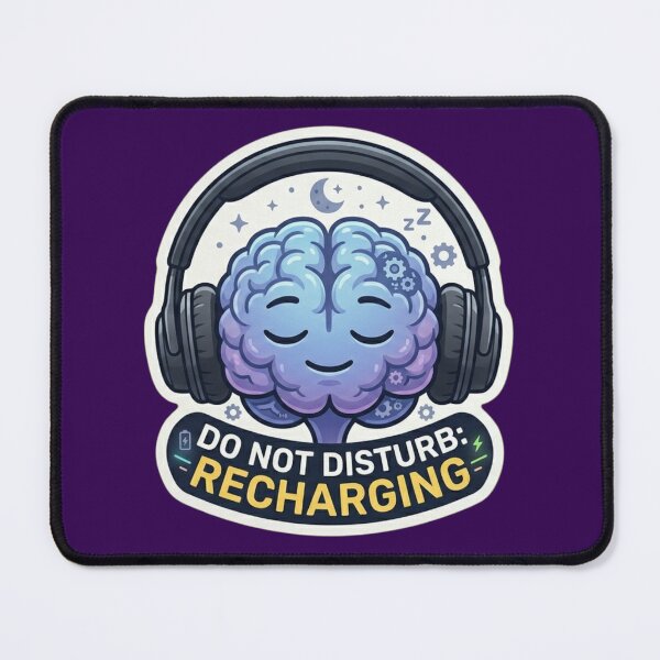 Item preview, Do Not Disturb Recharging Brain Nurse Shift Sleep designed and sold by AkDesign022.