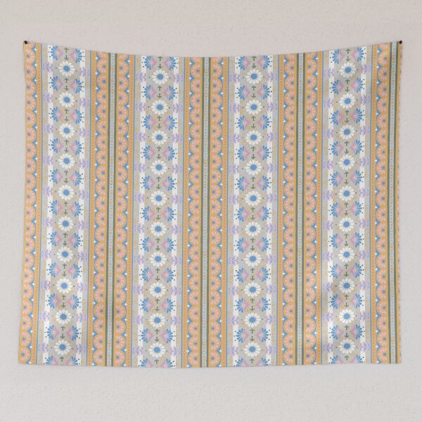 Item preview, Orion Garden - Aegean Summer - yellow blue designed and sold by Stephanie Fiona Design.