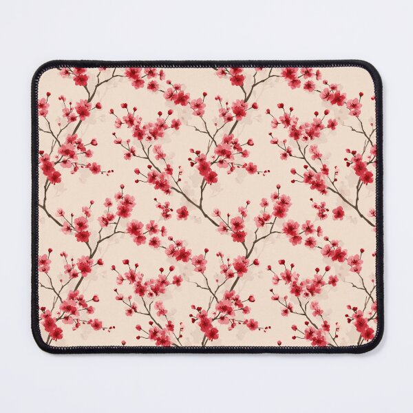 Item preview, Watercolor Sakura Cherry Blossom Floral Pattern designed and sold by NicolasGlowArt.