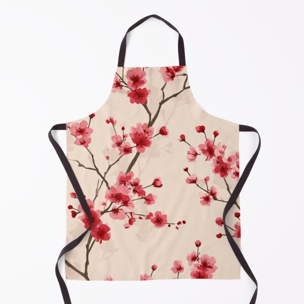 Item preview, Watercolor Sakura Cherry Blossom Floral Pattern designed and sold by NicolasGlowArt.