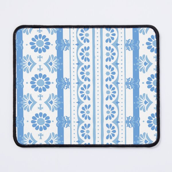 Item preview, Orion Garden - Aegean Summer - blue white designed and sold by Stephanie Fiona Design.