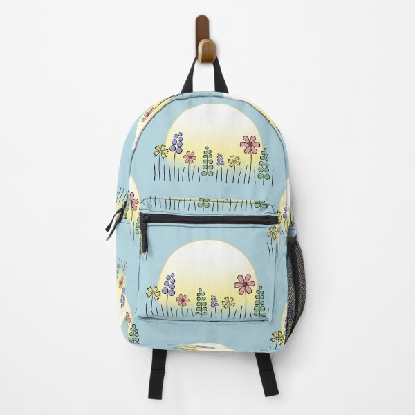 Item preview, Floral Sun Blue Sky Stickers Prints Posters Wall Art Magnet Home Coffee Cup Decoration TShirt Stationary Notebook Magnet Hat Kitchen Work School Office Redbubble Shop designed and sold by Saritas Boutique Shop.