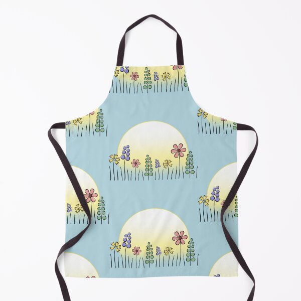 Item preview, Floral Sun Blue Sky Stickers Prints Posters Wall Art Magnet Home Coffee Cup Decoration TShirt Stationary Notebook Magnet Hat Kitchen Work School Office Redbubble Shop designed and sold by Saritas Boutique Shop.
