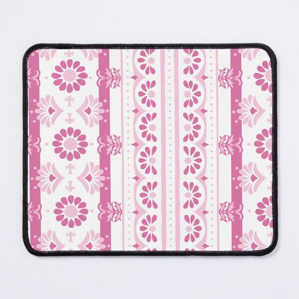 Item preview, Orion Garden - Aegean Summer - pink white designed and sold by Stephanie Fiona Design.