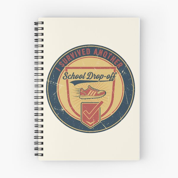 Item preview, Survived School Drop-Off Badge Design designed and sold by Teeny Quities.