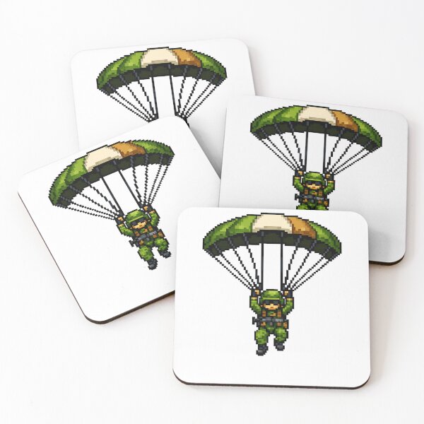 Item preview, Parachute Jump: Pixelated Mission designed and sold by NextNoob485.