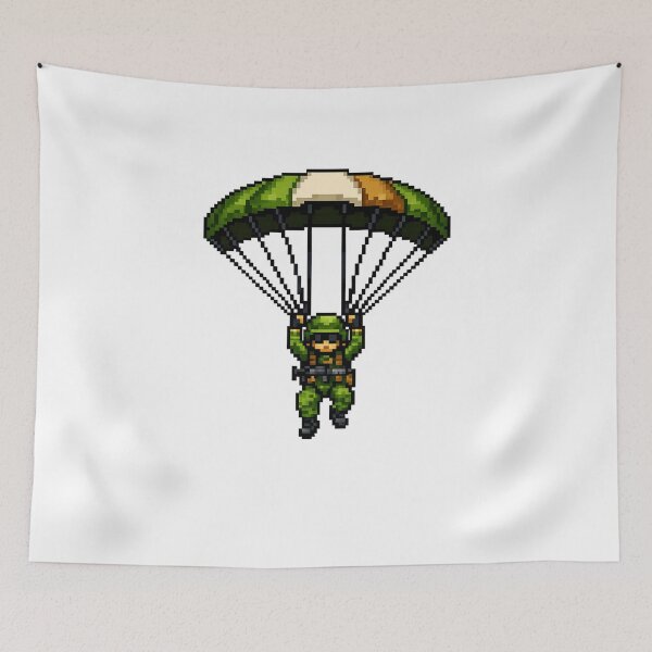 Item preview, Parachute Jump: Pixelated Mission designed and sold by NextNoob485.