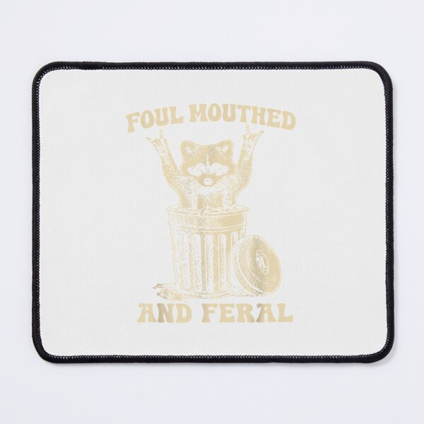 Item preview, Foul Mouthed and Feral Raccoon Rock On Design designed and sold by trucnhieuchan.