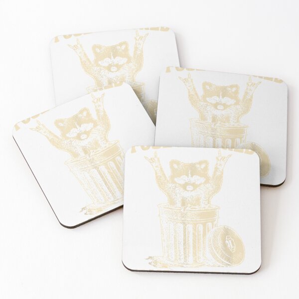 Item preview, Foul Mouthed and Feral Raccoon Rock On Design designed and sold by trucnhieuchan.
